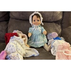 Chatty Baby 1961 Doll (Doesn't Talk), 1962 With Lots Of Cloths Read Description